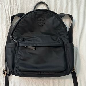 Tory Burch black Ella backpack